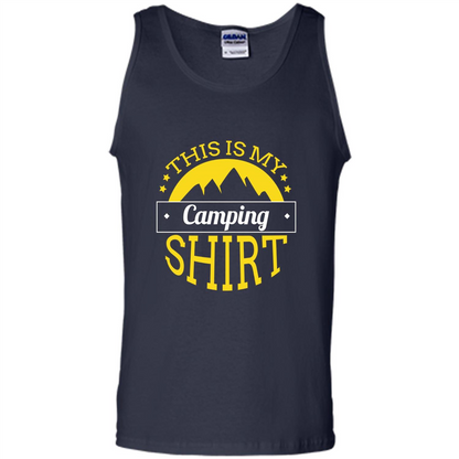 This Is My Camping T-Shirt For Hiking And Exploring Navy