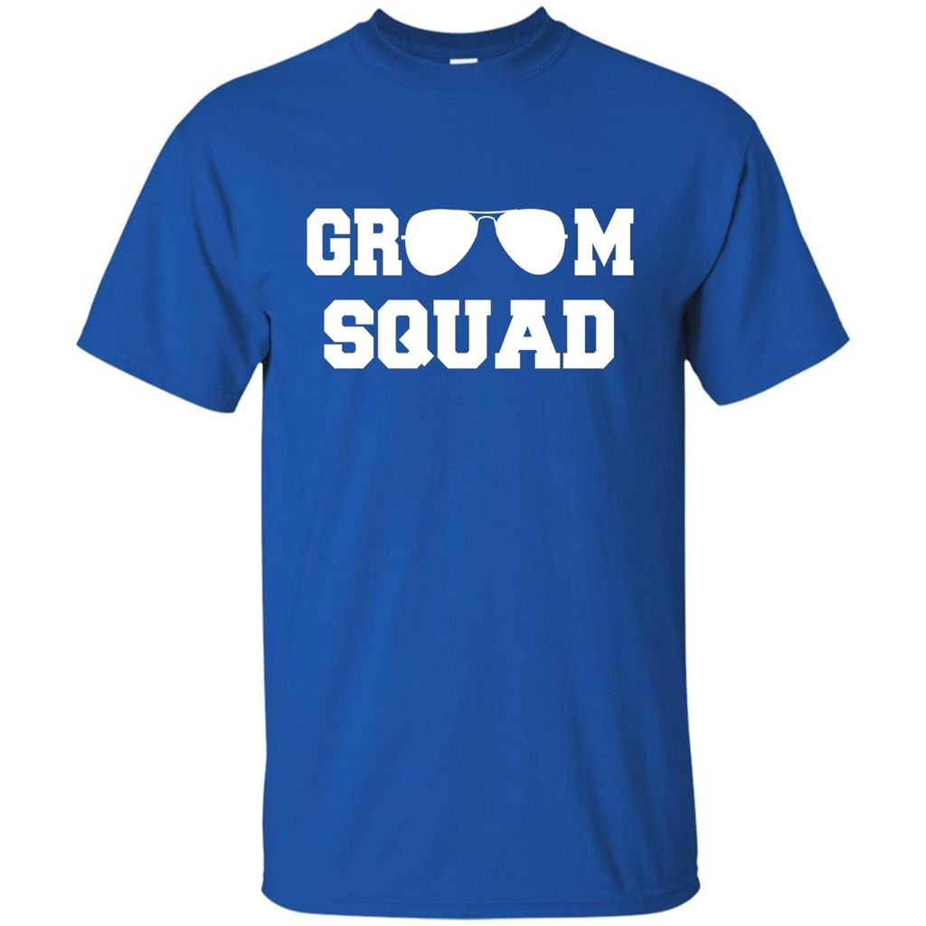 Cool Groom Squad T-Shirt Wedding Party Gift Shirt Royal