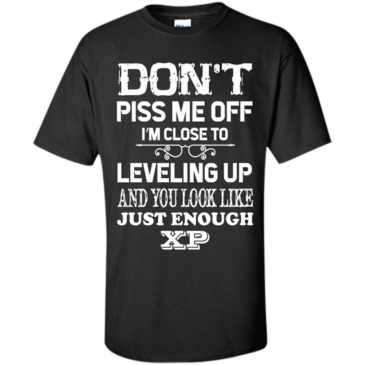 Gamer. Don‰۪t Piss Me Off T-shirt Black