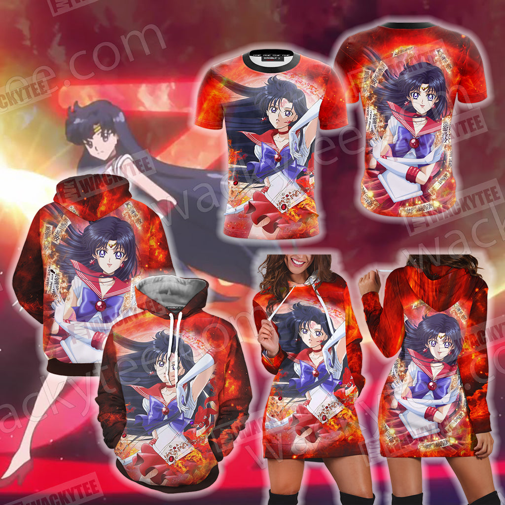 Sailor Moon Sailor Mars (Rei Hino) 3D Hoodie Dress