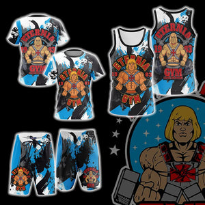 He Man Eternia Gym 3D Tank Top