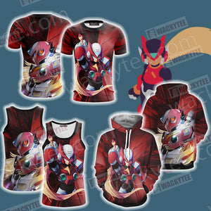 Megaman - Zero Unisex 3D Tank Top