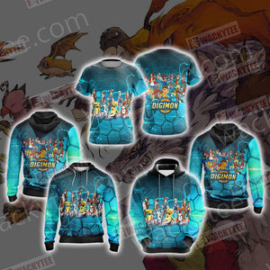 Digimon New Collection Unisex 3D Hoodie