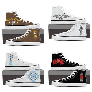 RWBY Weiss Schnee Symbol High Top Shoes