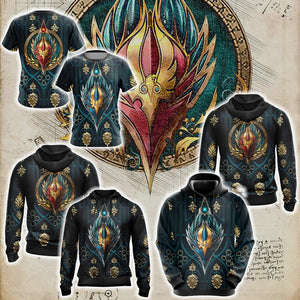 World Of Warcraft - Blood Elf Alliance Races Crest Unisex 3D Hoodie