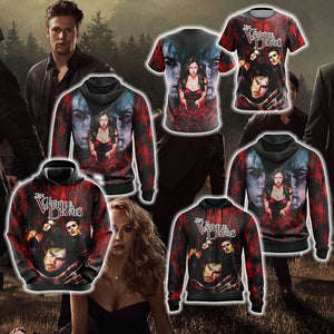 The Vampire Diaries Unisex 3D Hoodie