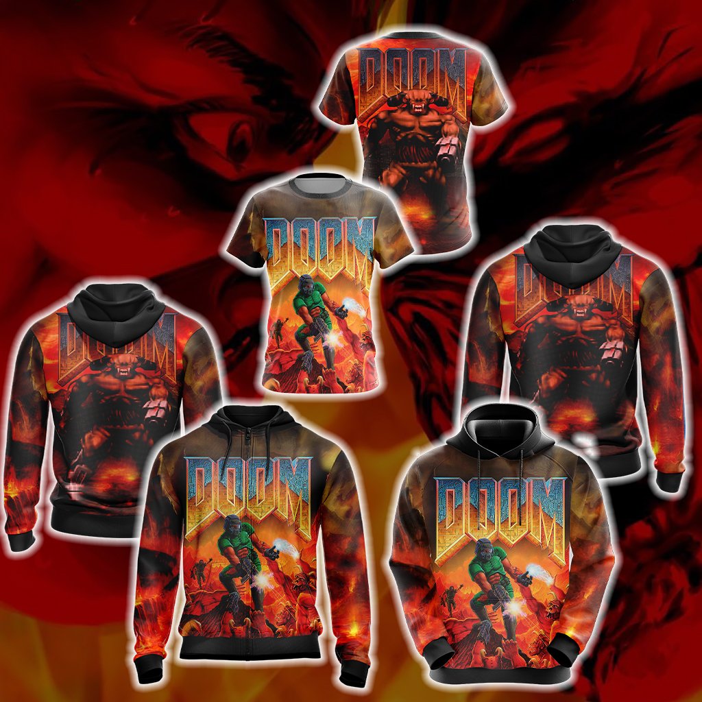 Doom New Version 1 Unisex 3D T-shirt