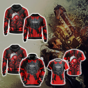Gears Of War - I Shall Hold My Place In The Machine Unisex 3D Hoodie