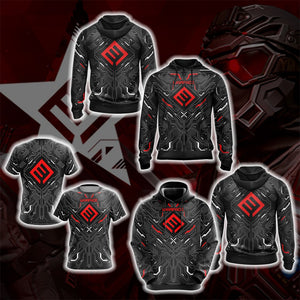 Warface Blackwood Logo Unisex 3D Hoodie