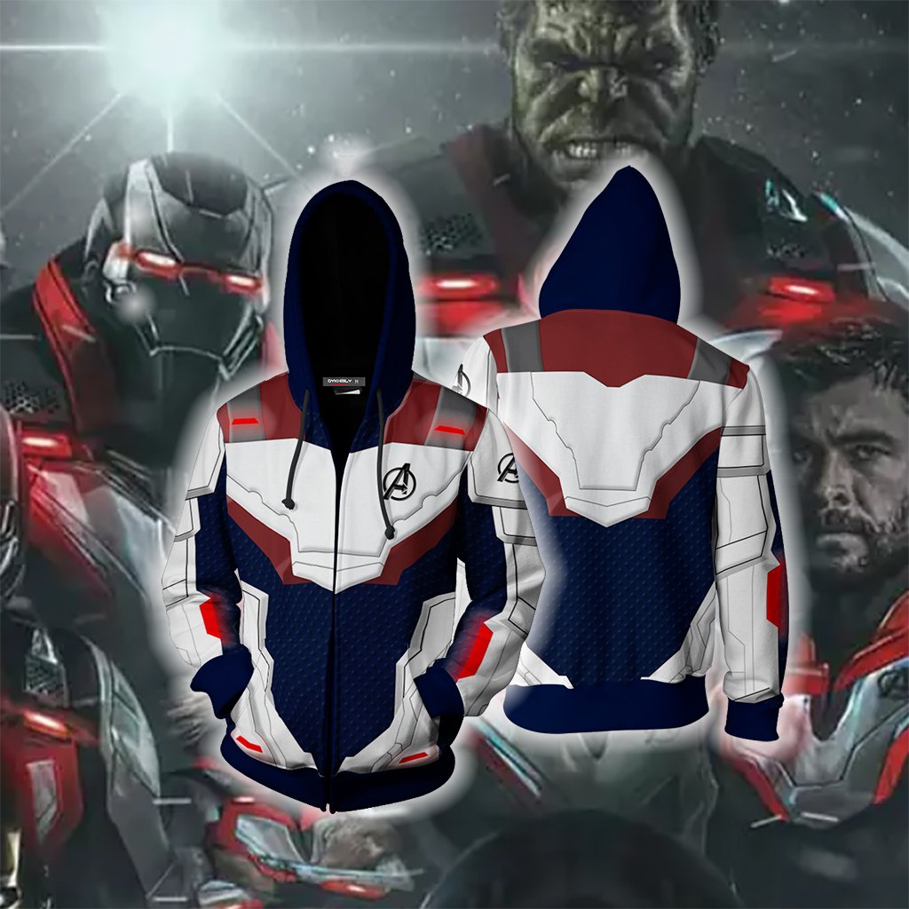 Avengers: Endgame Zip Up Hoodie Jacket 4XL