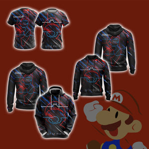 Super Mario Minimalist Unisex 3D T-shirt