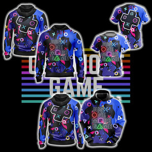 Just One More Game Unisex 3D Hoodie