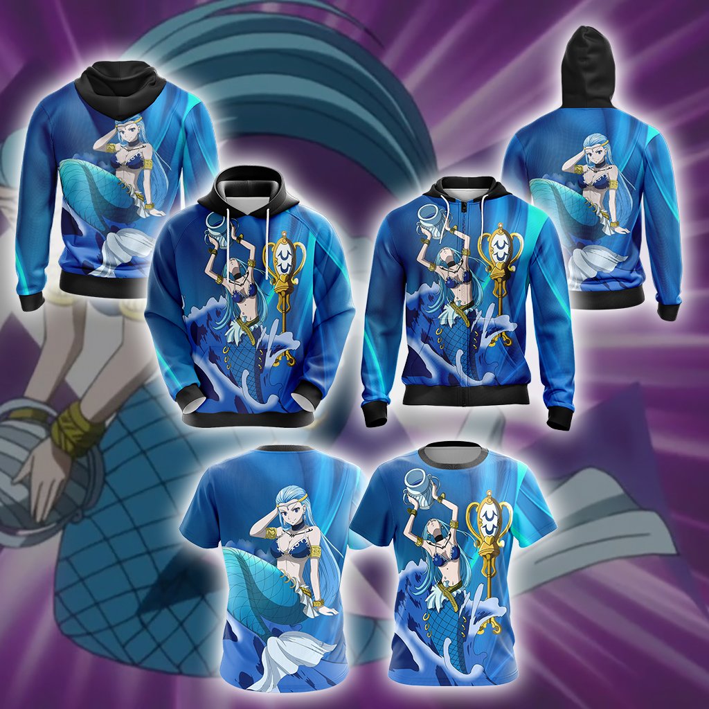 Fairy Tail - Aquarius Unisex 3D T-shirt
