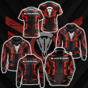 Overwatch - Blackwatch New Style 3D Hoodie