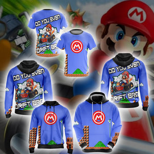 Mario Drift Unisex 3D Hoodie