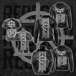 Seth Rollins - Redesign Rebuild Reclaim Unisex 3D Hoodie