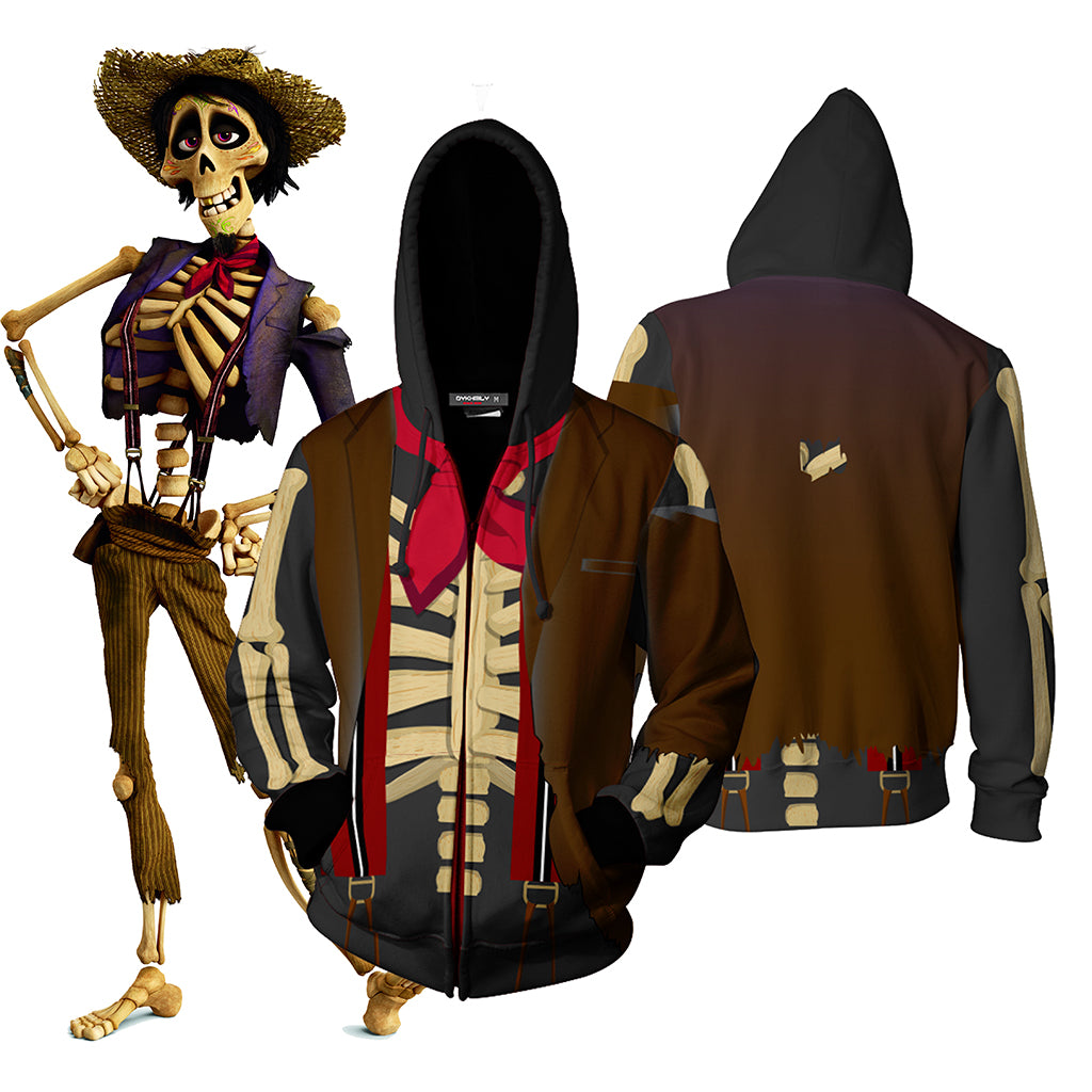 Coco Miguel's Father Suit Zip Up Hoodie Jacket 4XL