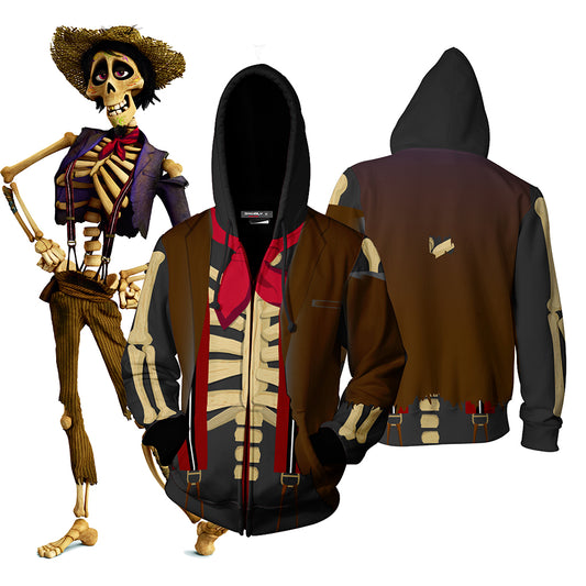 Coco Miguel's Father Suit Zip Up Hoodie Jacket 4XL