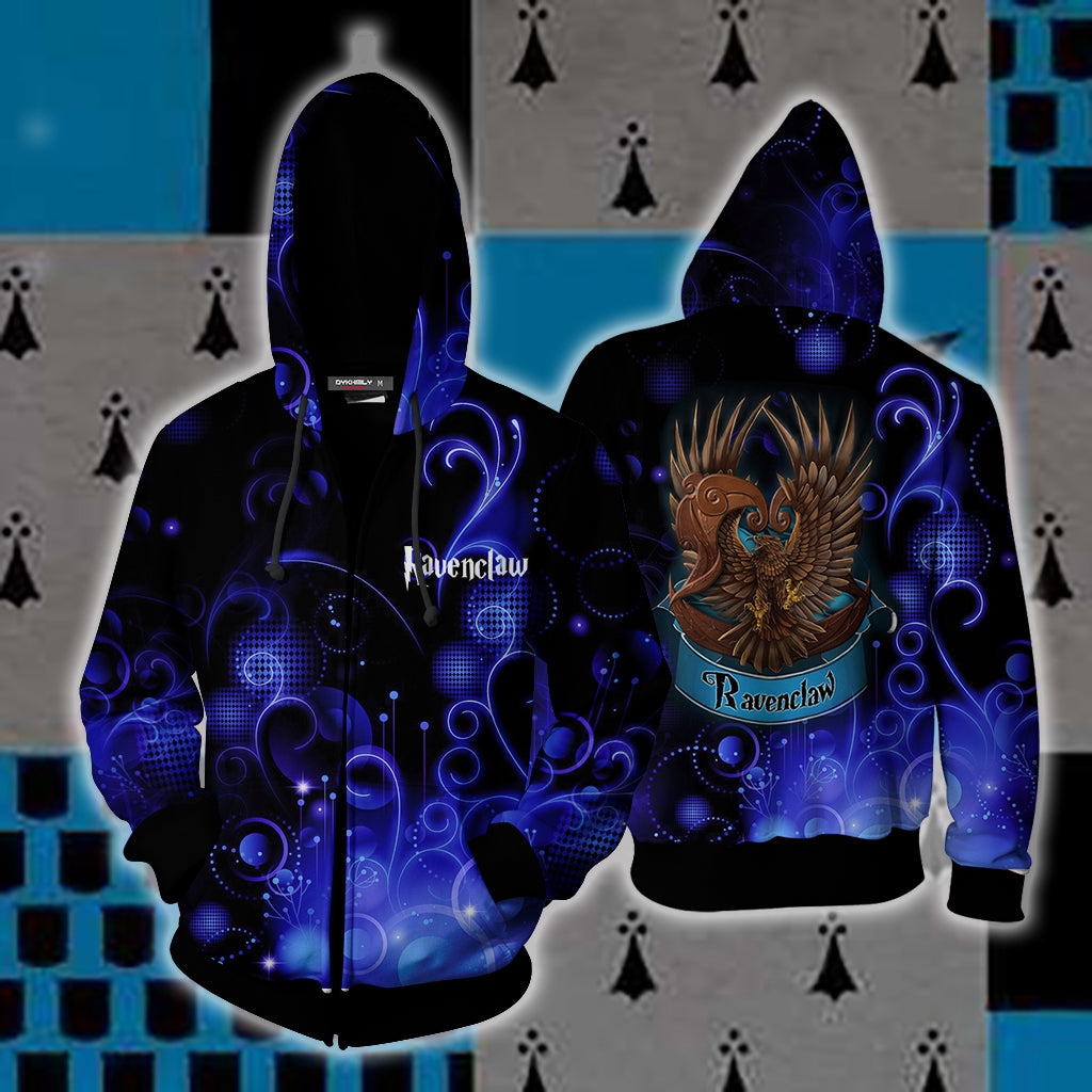 The Wise Ravenclaw Harry Potter New Collection Zip Up Hoodie