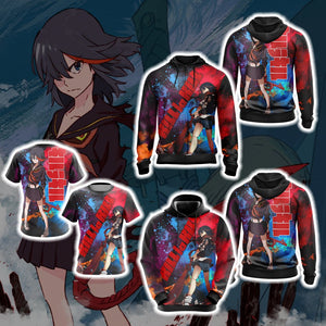 Kill La Kill - Matoi Ryuuko Unisex Zip Up Hoodie