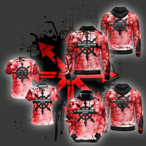 Warhammer 40,000 - Marks of Chaos Unisex 3D Hoodie
