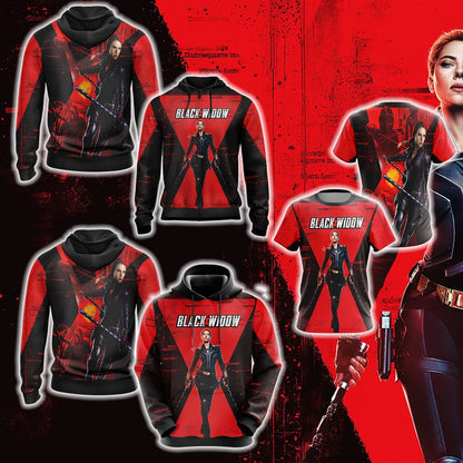 Black Widow 2020 New Unisex Zip Up Hoodie