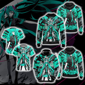 Hatsune Miku Love is War Unisex 3D Hoodie