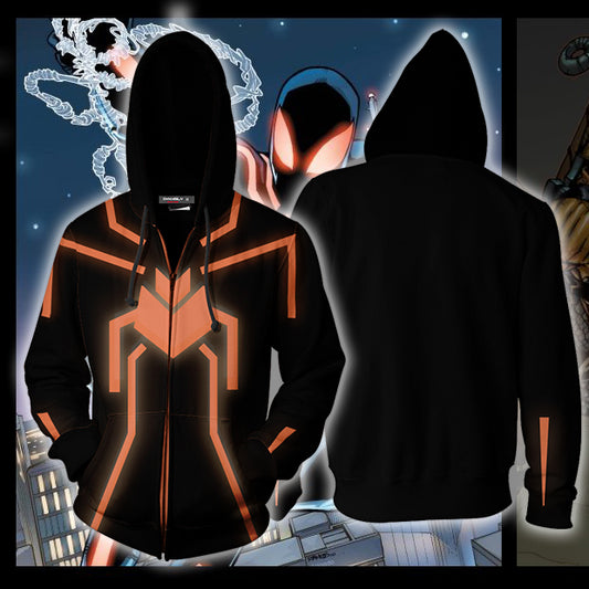 Amazing Spider-man - The Stealth Suit Zip Up Hoodie Jacket 4XL
