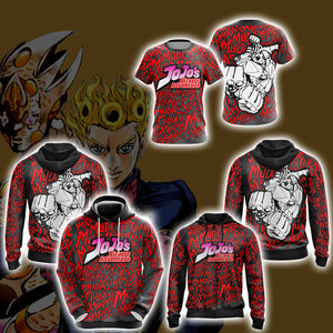 Jojo's Bizarre Adventure - Gold Experience Unisex Zip Up Hoodie