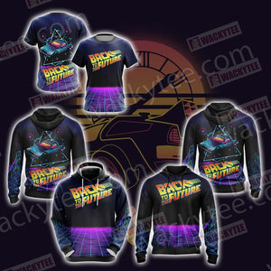 Back To The Future Unisex Zip Up Hoodie