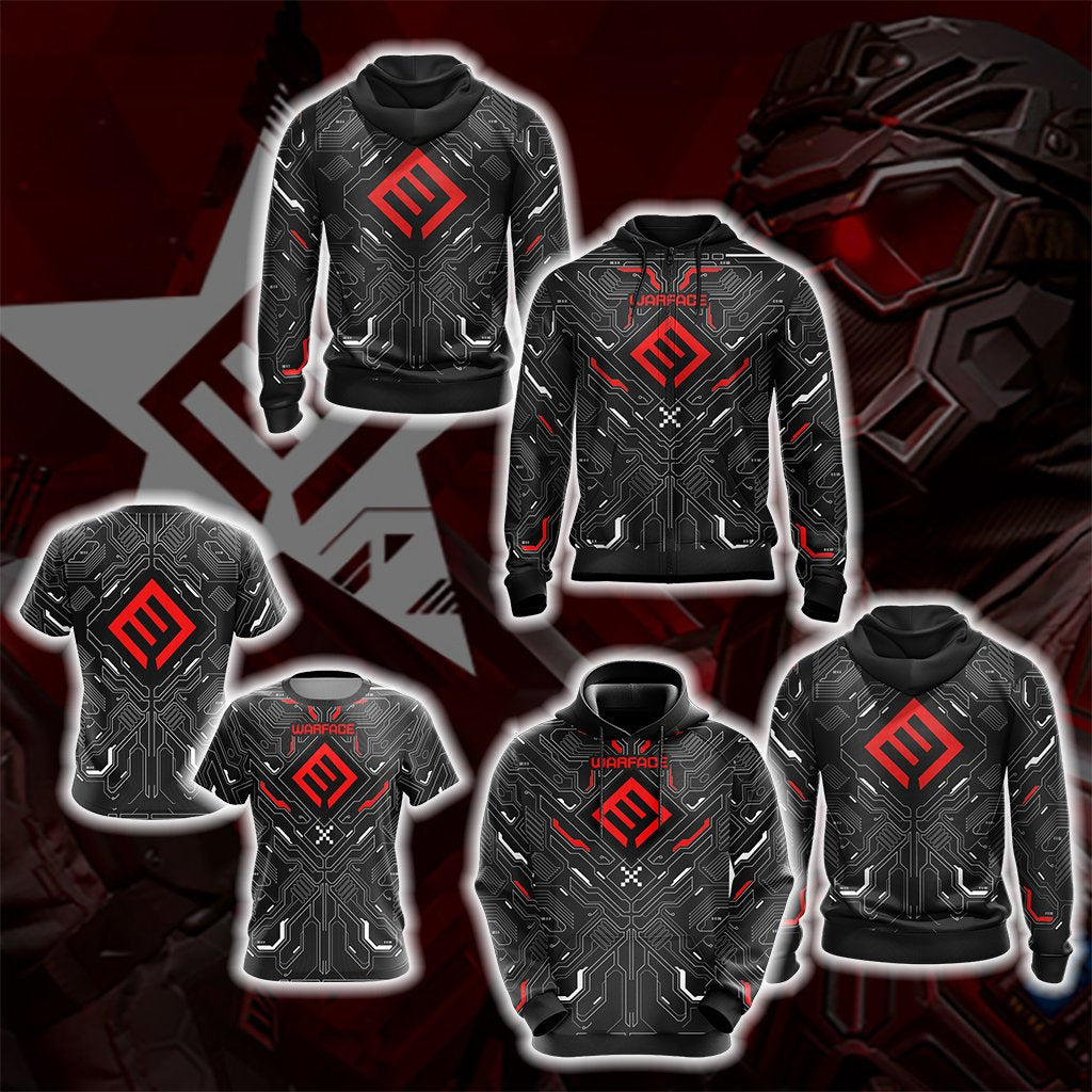 Warface Blackwood Logo Unisex 3D T-shirt