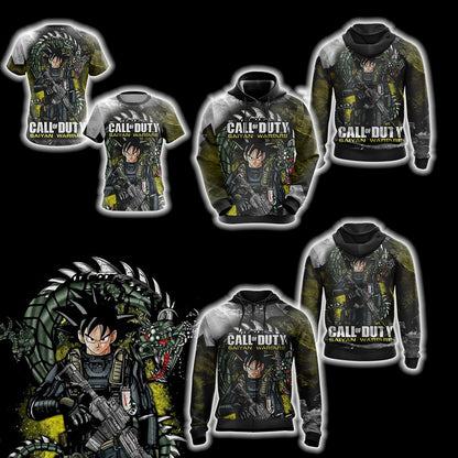 Call of Duty Game Goku Unisex 3D T-shirt