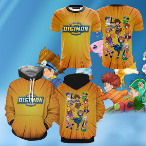 Digimon Digidestined Unisex 3D T-shirt