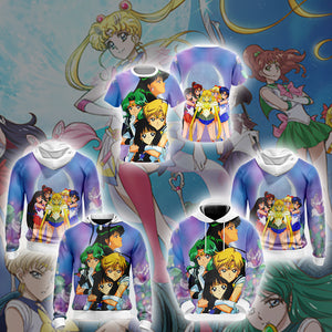 Sailor Moon - Characters Unisex Zip Up Hoodie