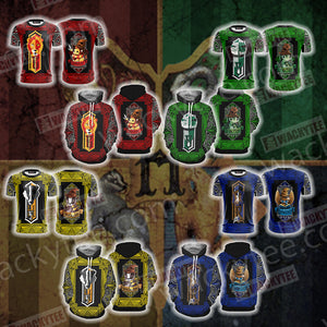 Harry Potter - Knowledge Hufflepuff House Unisex 3D Hoodie