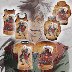 Naruto - Jiraiya Unisex 3D Hoodie