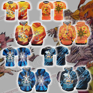 Digimon - The Crest Of Hope Unisex 3D T-shirt
