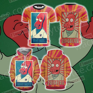 Futurama why not Zoidberg Unisex 3D T-shirt