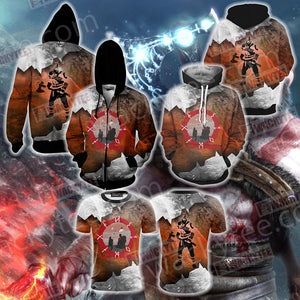 God Of War - Kratos New Style Zip Up Hoodie Jacket