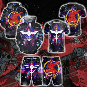 Neo Zeon - Gundam Unisex 3D Beach Shorts