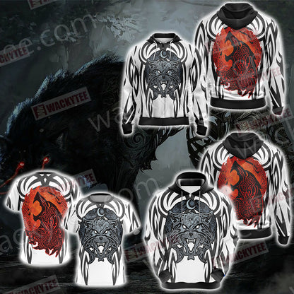 Fenrir Unisex Zip Up Hoodie Jacket