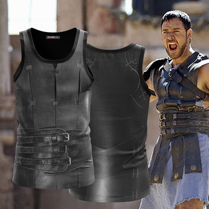 Gladiator Maximus Decimus Meridius Cosplay 3D Tank Top