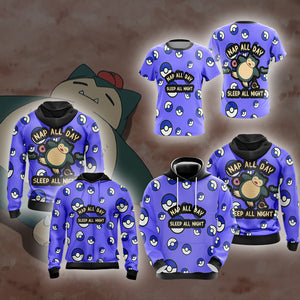 Snorlax Unisex 3D Hoodie