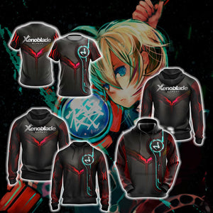 Xenoblade Chronicles - Monado New Look Unisex Zip Up Hoodie