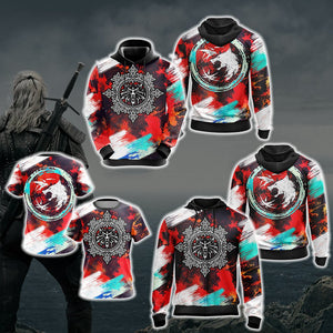 The Witcher New Version 2 Unisex 3D Hoodie