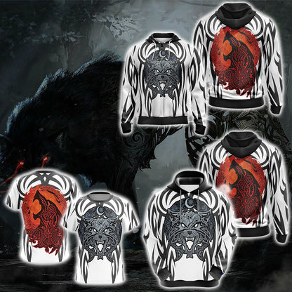 Fenrir Unisex Zip Up Hoodie