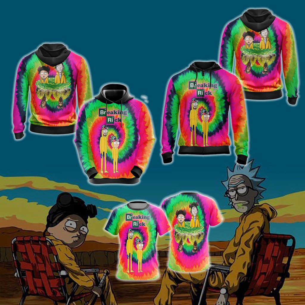 Breaking Bad x Rick and Morty Unisex 3D Hoodie