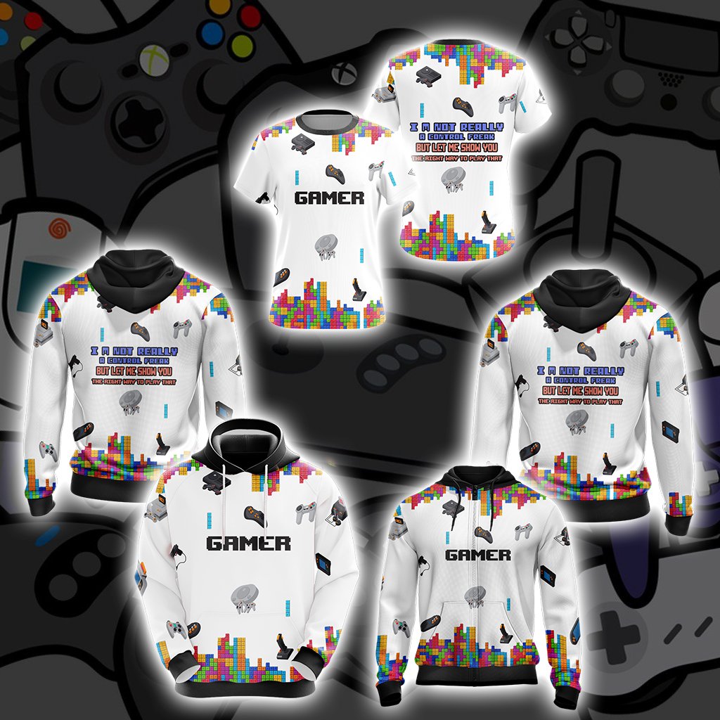 I'm Not Really A Control Freak But Let Me Show You The Right Way To Play That Gamer Unisex 3D Hoodie