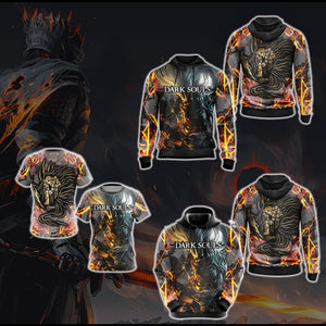 Dark Souls - Gravelord Unisex 3D Hoodie