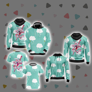 Too Kawaii To Live Too Sugoi To Die Japanese Unisex Zip Up Hoodie